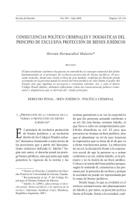 consecuencias politico criminales y dogmaticas del principio de