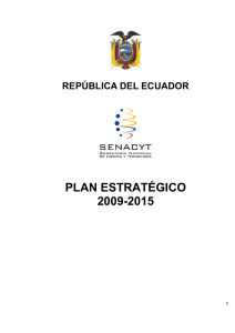 plan estratégico 2009-2015