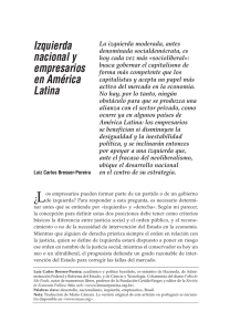 Izquierda nacional y empresarios en América Latina - Bresser