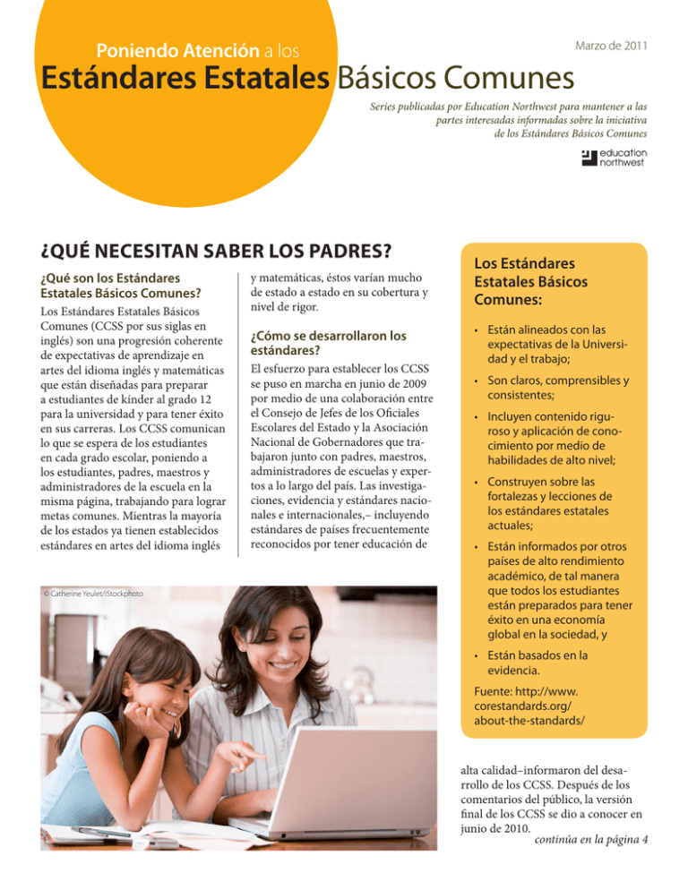 Estándares Comunes - Education Northwest