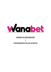 manual de apuestas deportivas de Wanabet