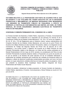 tercera comisión .de hacienda y crédito público, agricultura y