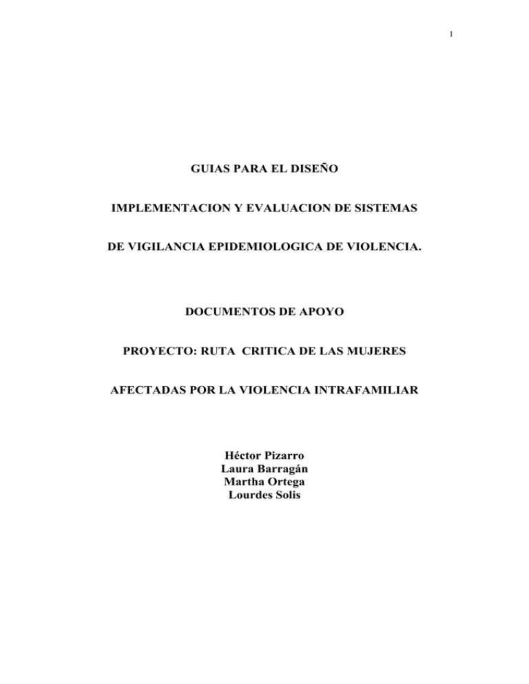 Guias Para El Diseño Implementacion Y Evaluacion De Sistemas De