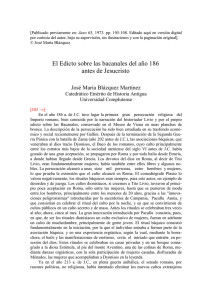 pdf El Edicto sobre las bacanales del año 186 antes de Jesucristo