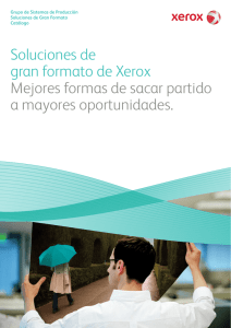 Folleto - Soluciones de Gran Formato de Xerox