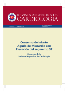 Consenso IAM con elevación ST - Sociedad Argentina de Cardiología