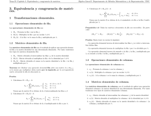 Capítulo 3. Equivalencia y congruencia de matrices.