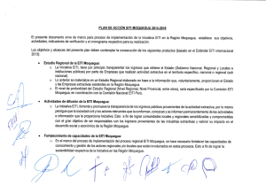 Plan de Acción - Gobierno Regional de Moquegua