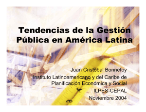 Tendencias de la Gestión Pública en América Latina