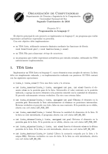 Proyecto 1 - Departamento de Ciencias e Ingeniería de la