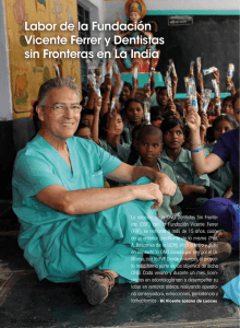 Labor de la Fundación Vicente Ferrer y Dentistas sin Fronteras en