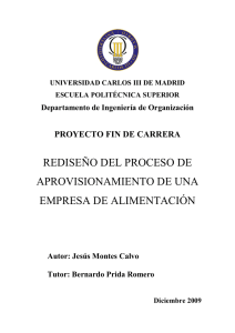 REDISE&Ntilde;O DEL PROCESO DE APROVISIONAMIENTO - e