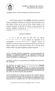 2788 - Supremo Tribunal de Justicia del Estado de Jalisco