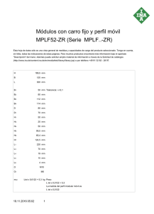 Módulos con carro fijo y perfil móvil MPLF52-ZR (Serie MPLF..-ZR)
