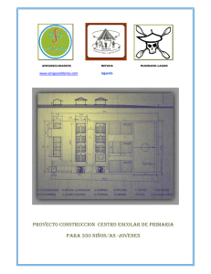 PROYECTO CONSTRUCCION CENTRO ESCOLAR DE PRIMARIA