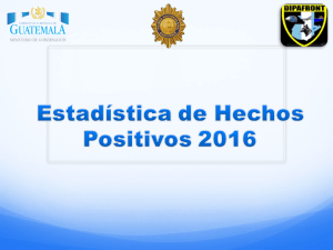 Estadistica Hechos Positivos