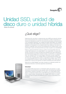 Unidad SSD, unidad de disco duro o unidad híbrida