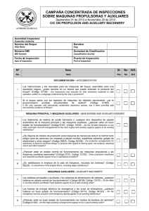 campaña concentrada de inspecciones sobre