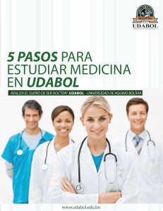 5 pasos para estudiar medicina en udabol