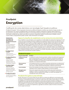 Proofpont Encryption.