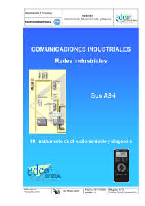 COMUNICACIONES INDUSTRIALES Redes industriales Bus AS-i