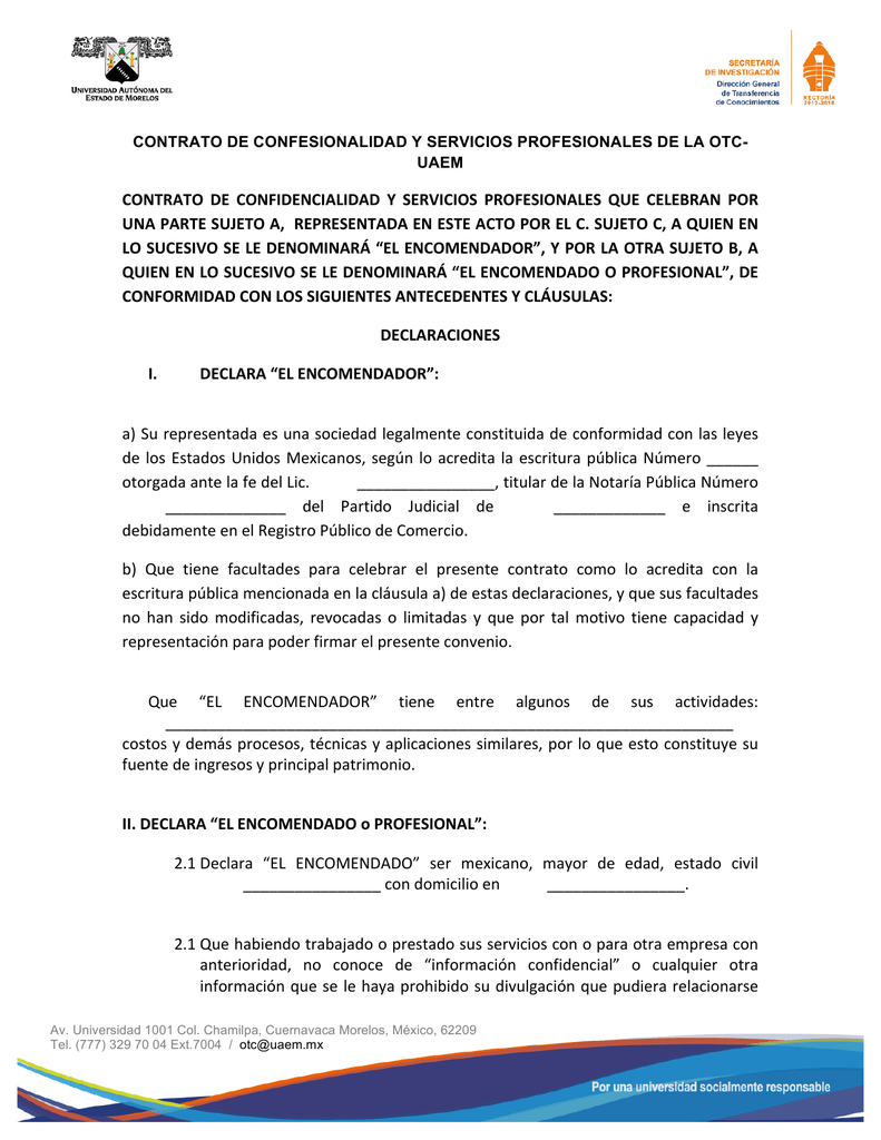 Top 56 Imagen Modelo De Contrato De Confidencialidad 7050