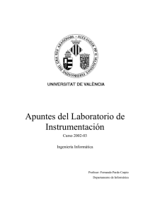 Apuntes del Laboratorio de Instrumentación