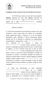 3588 - Supremo Tribunal de Justicia del Estado de Jalisco