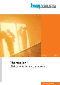 Thermolan® Aislamiento térmico y acústico