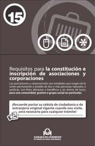 Guía 15. Requisitos para la constitución e inscripción de