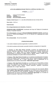 Acta 372 - Superintendencia de Industria y Comercio