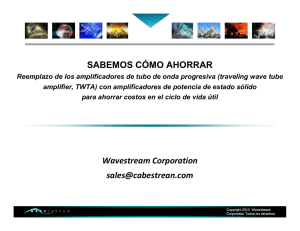 SABEMOS CÓMO AHORRAR Wavestream Corporation sales