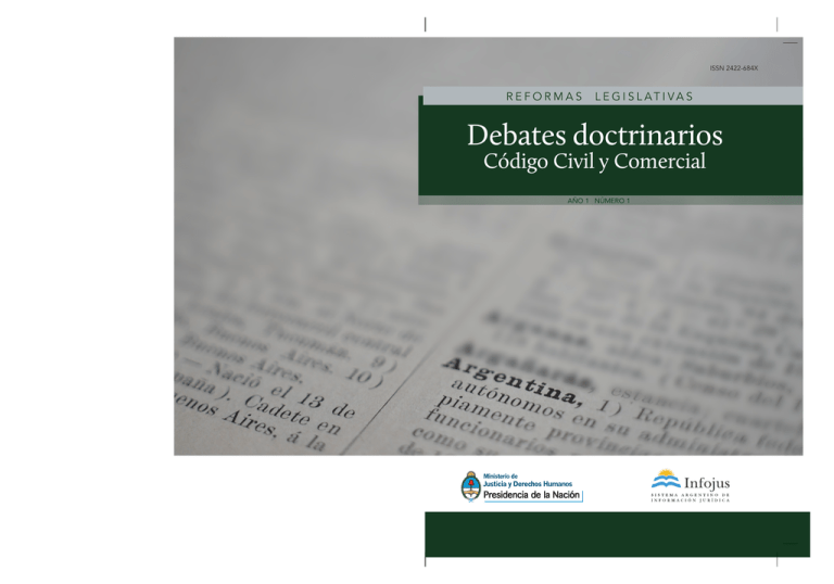 Debates Doctrinarios - Sistema Argentino De Información Jurídica