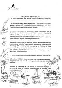 Declaración V Asamblea Puerto Iguazú