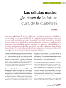 Las células madre, ¿la clave de la futura cura de la diabetes?