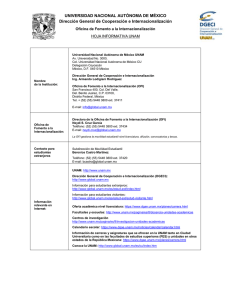 UNIVERSIDAD NACIONAL AUTÓNOMA DE MÉXICO Dirección