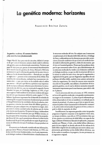 La genética moderna: horizontes - Revista de la Universidad de