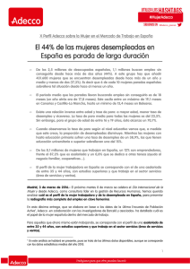 X Perfil Adecco sobre la Mujer en el Mercado de Trabajo en España