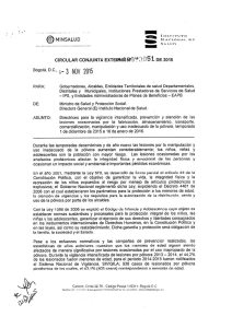 CIRCULAR CONJUNTA EXTERNA 0051 DE 2015