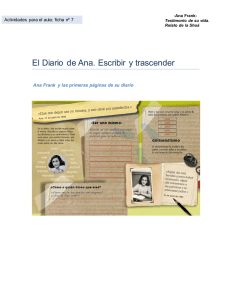 El Diario de Ana. Escribir y trascender