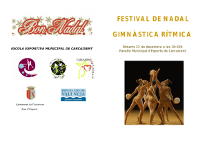 festival de nadal gimnàstica rítmica