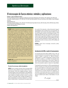 El microscopio de fuerza atómica: métodos y aplicaciones