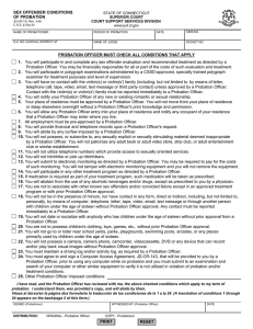 sex offender conditions of probation