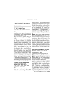 TIR (TUBERCULOSIS E INFECCIONES RESPIRATORIAS)