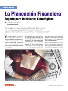 La Planeación Financiera
