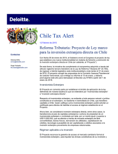 Chile Tax Alert