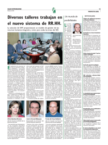 Diversos talleres trabajan en el nuevo sistema de RR.HH.