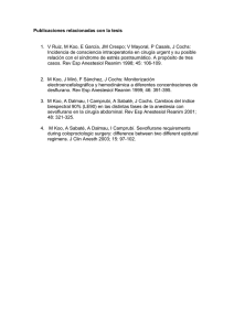 Publicaciones relacionadas con la tesis 1. V Ruiz, M Koo, E