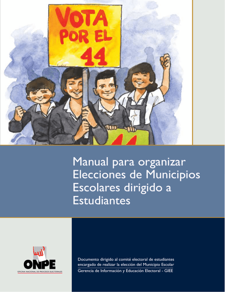 Manual Para Organizar Elecciones De Municipios Escolares