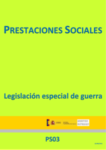 Sumario PS03 Legislación especial de guerra